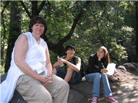 A rest stop on the John Muir Trail